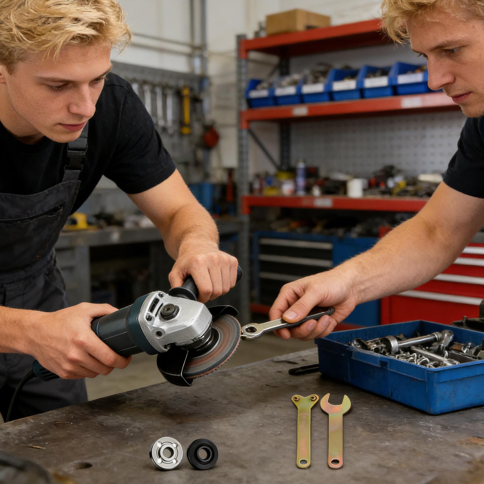Power Tools In Workshop - Kit d'outils électriques pour meuleuse d'angle,