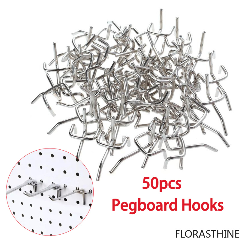 Workshop Tools Display - 50 crochets pour panneau perforé, crochets