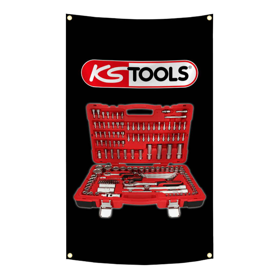 Tapisserie de drapeau de marqu - Ks Tools Workshop avis et prix