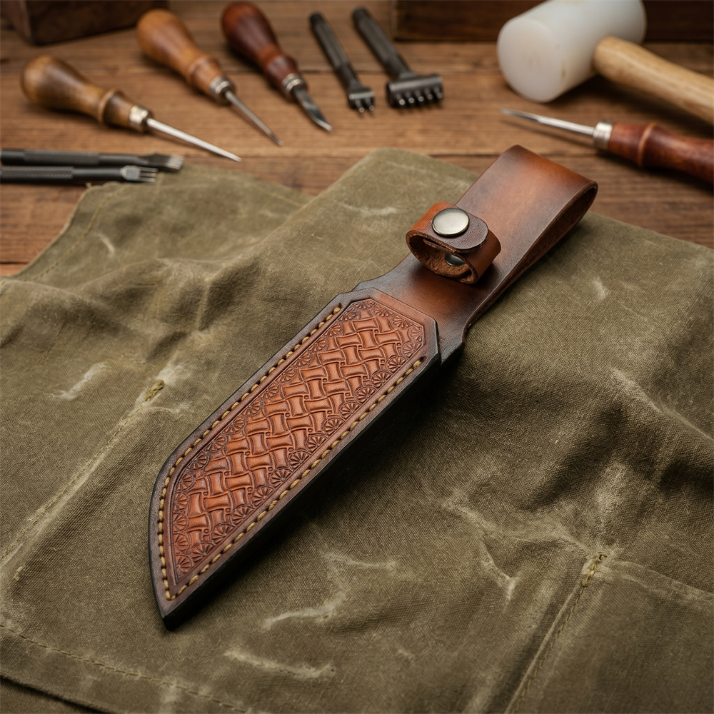Étui à couteau fixe en cuir ma - Tools & Workshop Equipment avis et prix